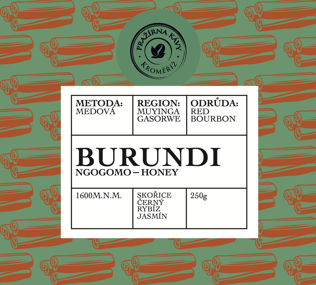 medová káva Burundi Ngogomo