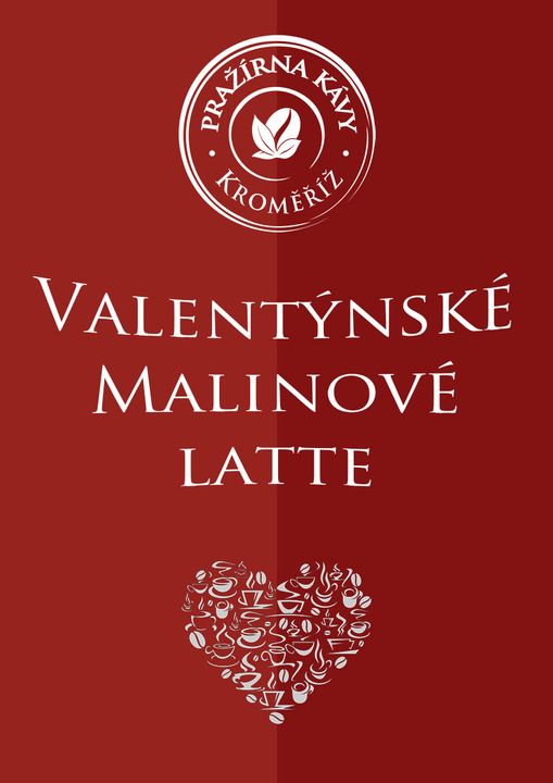 Valentýnské latte