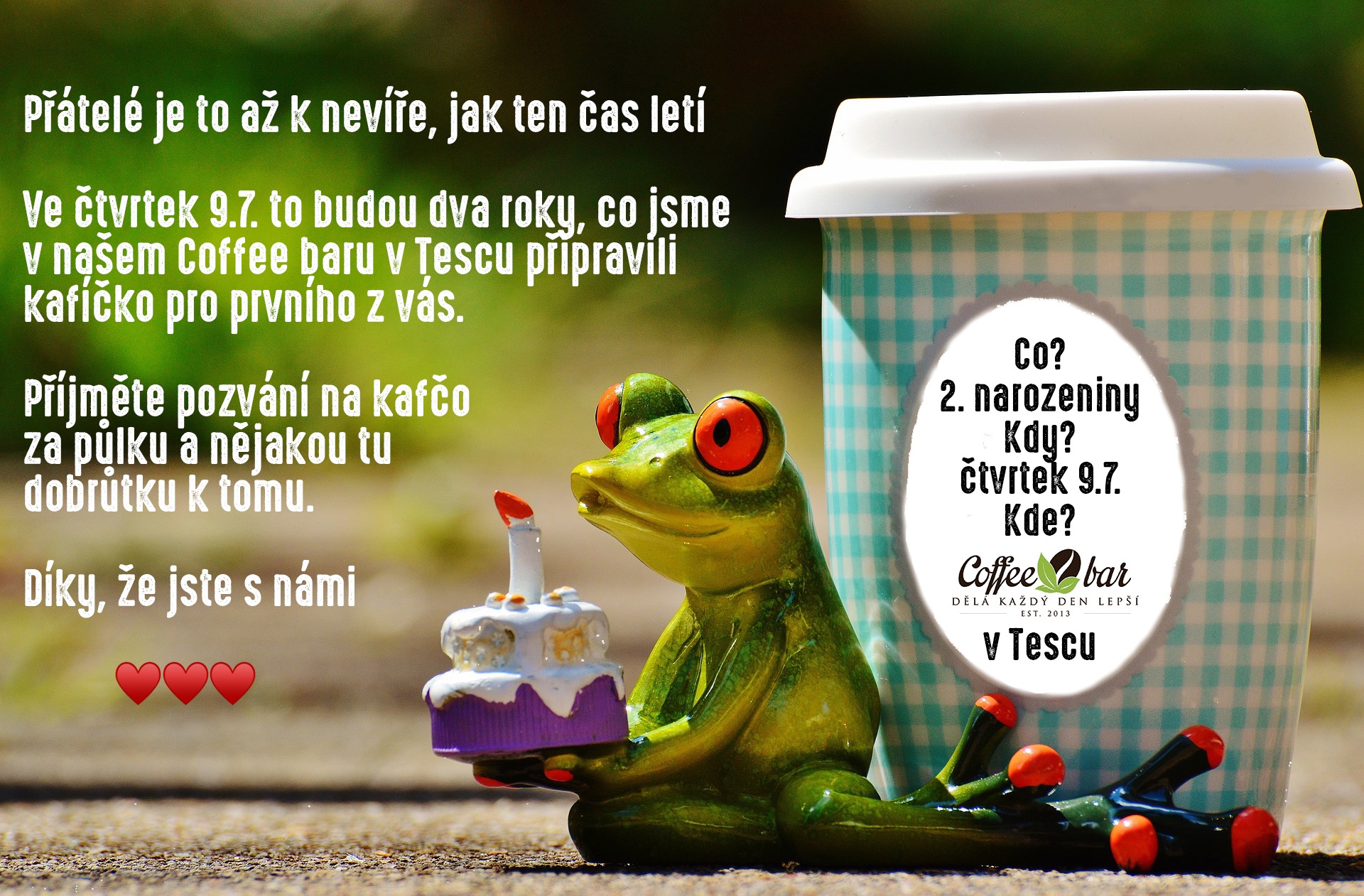 2. narozeniny Coffee baru