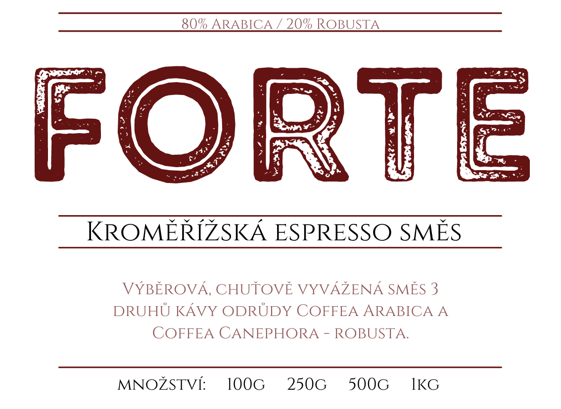 Espresso směs FORTE