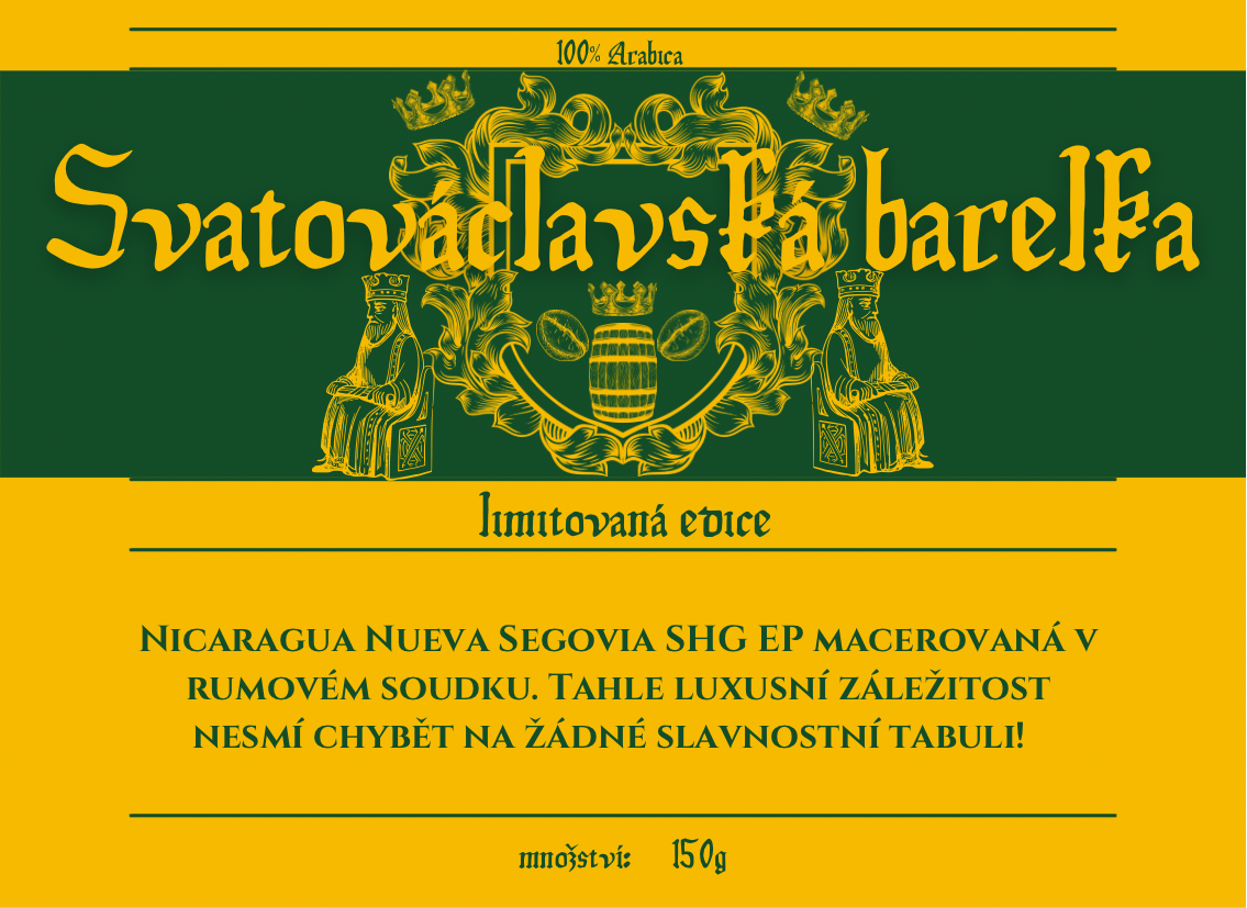 Etiketa Svatováclavská Barelka