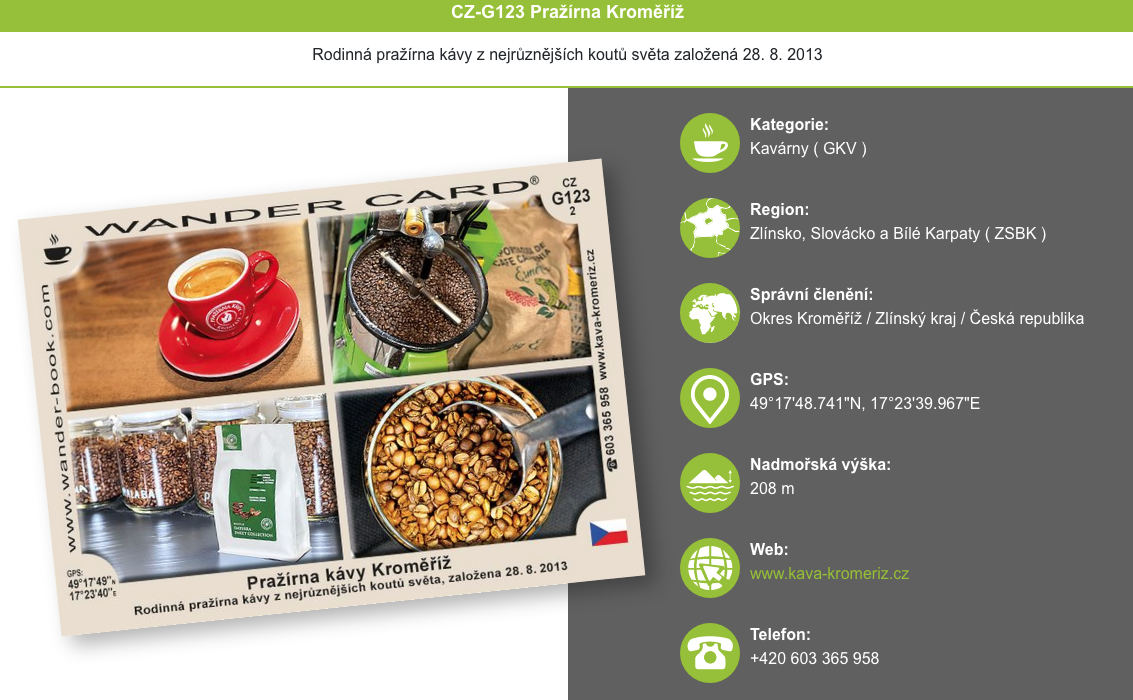 2. turistická vizitka