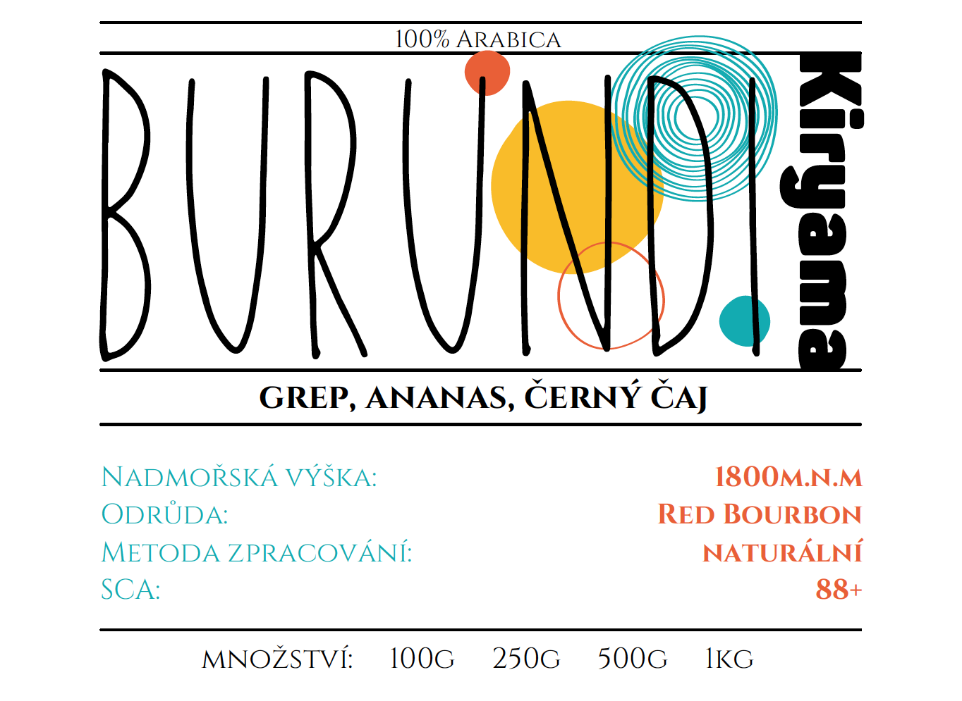 Káva z Burundi
