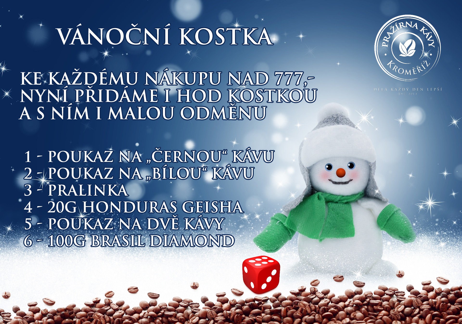 Loterie Vánoční kostka