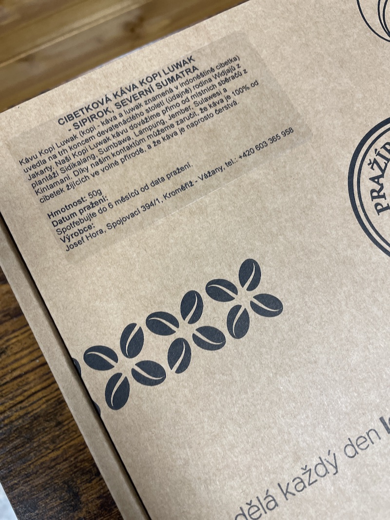 Cibetková káva Kopi Luwak 100 g