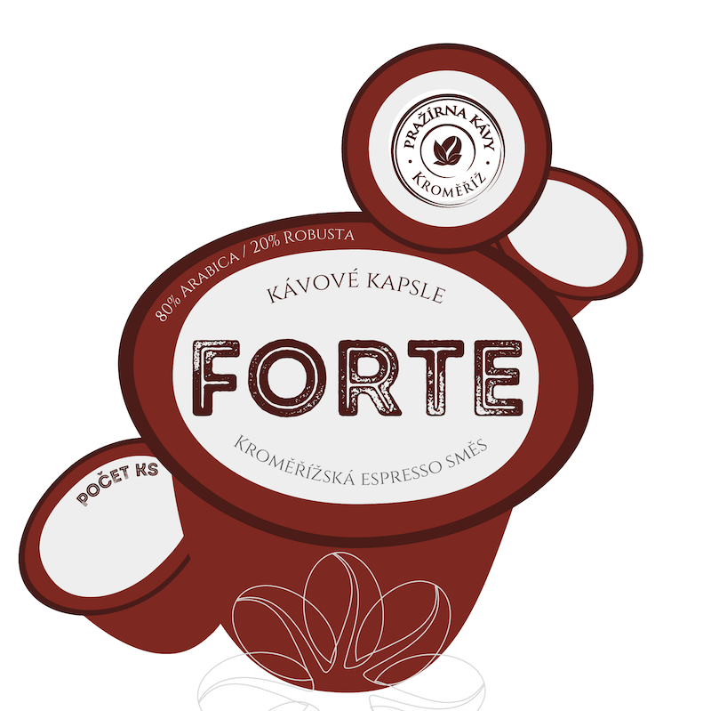 Kávové kapsle - Espresso směs Forte