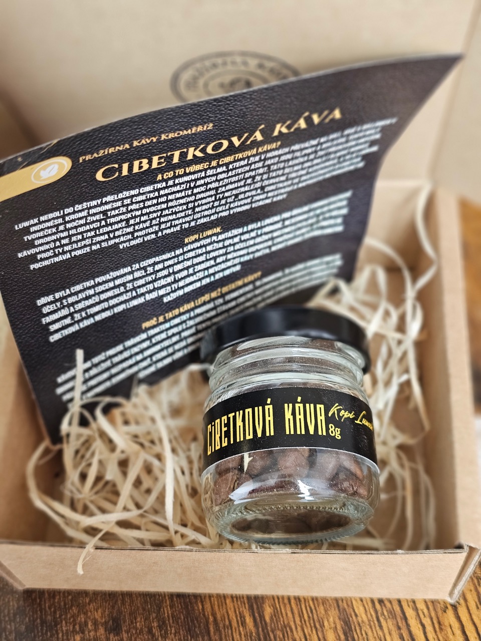 Cibetková káva Kopi Luwak 8 g