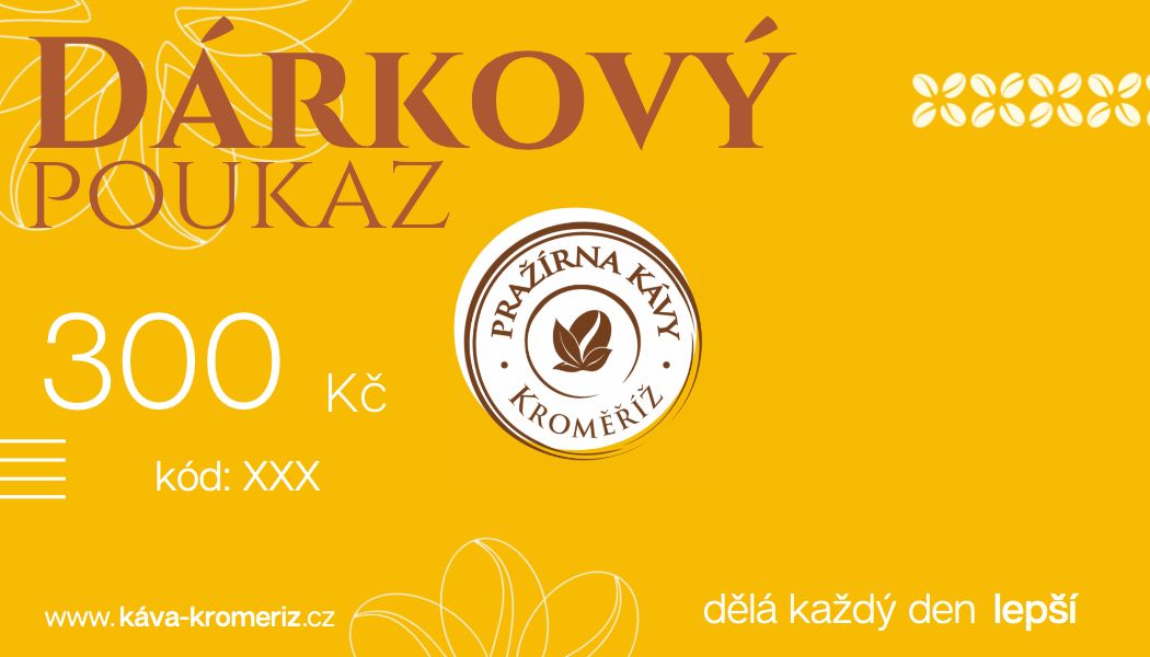 Dárkový poukaz na 300 Kč