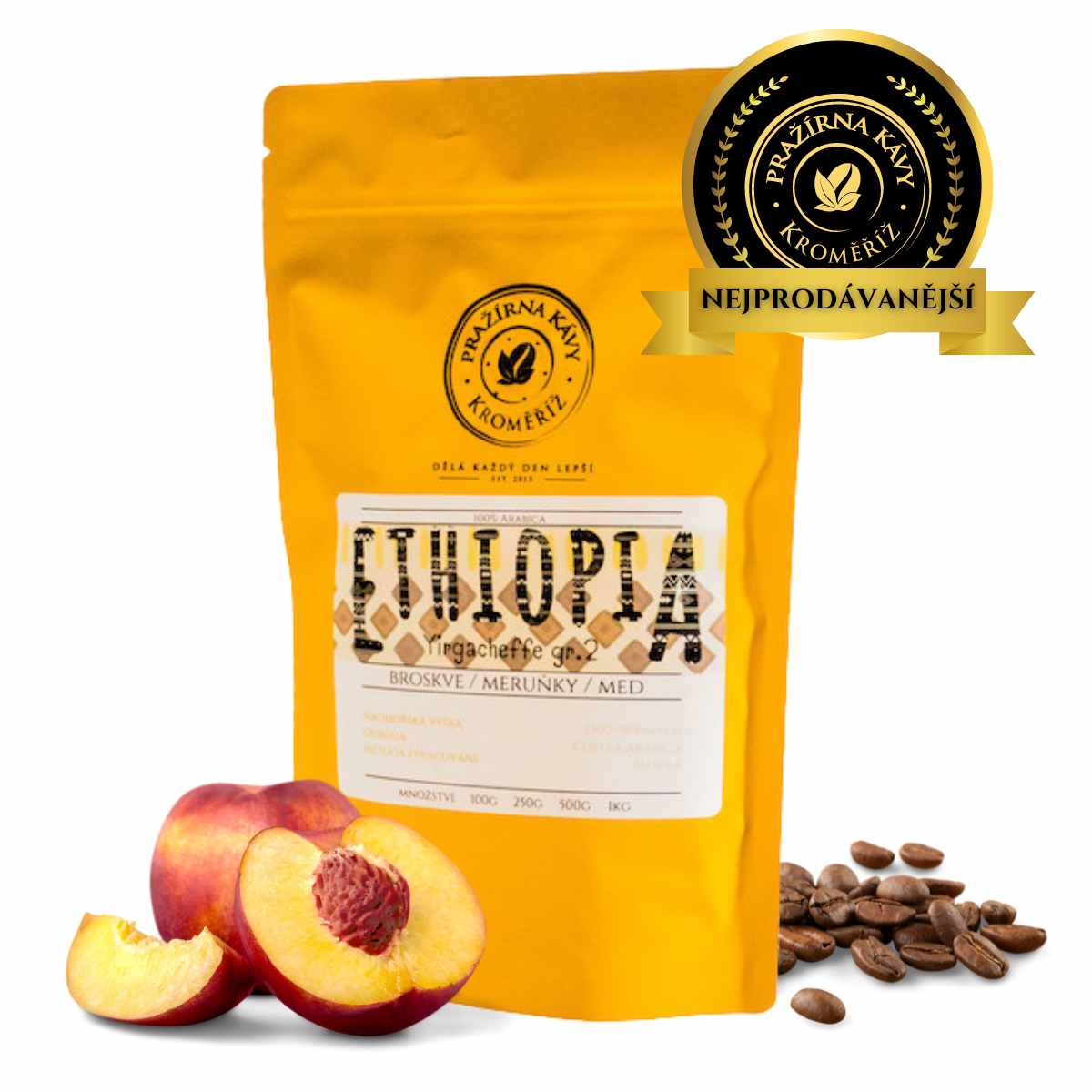 Etiopie washed Yirgacheffe gr. 2