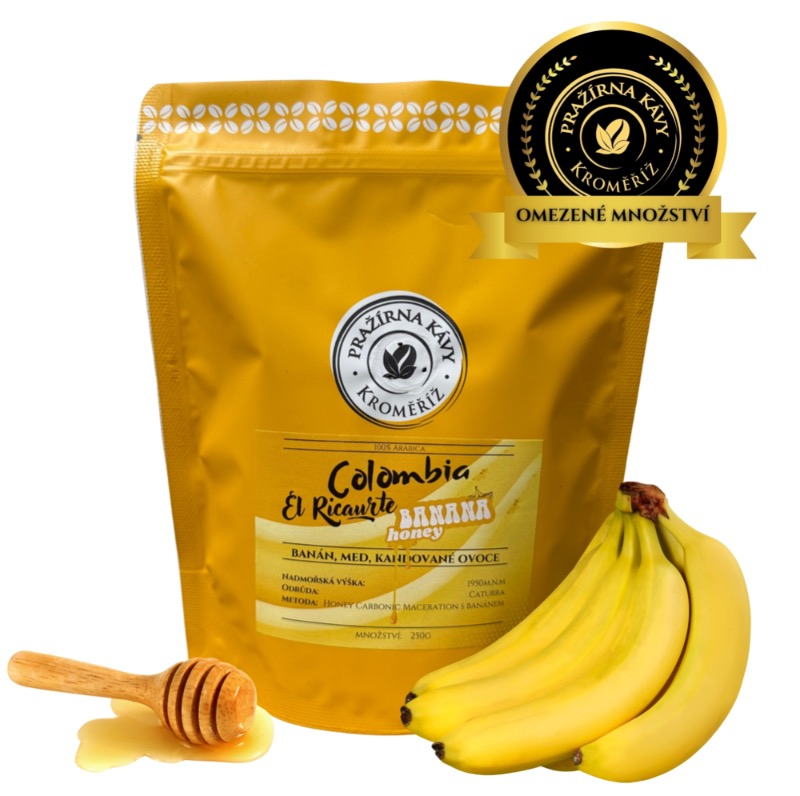 Columbie El Ricaurte – Honey Carbonic Maceration s banánem 250g