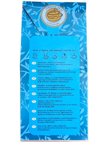 Vintage Teas čaj Ceylon Oolong 20 pyramid 50 g