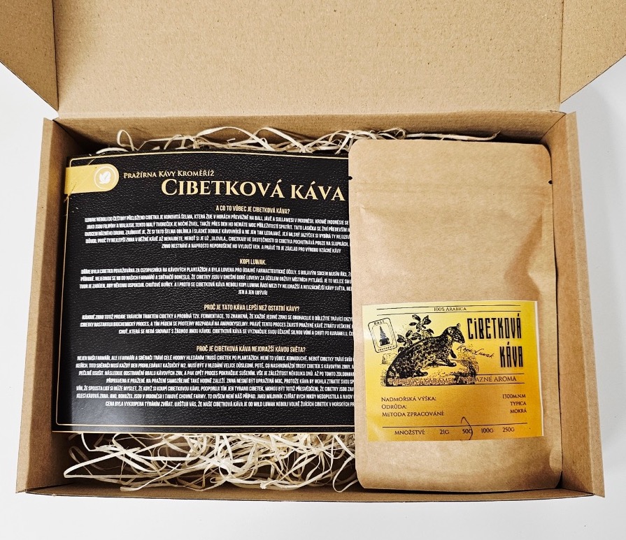 Cibetková káva Kopi Luwak 21 g