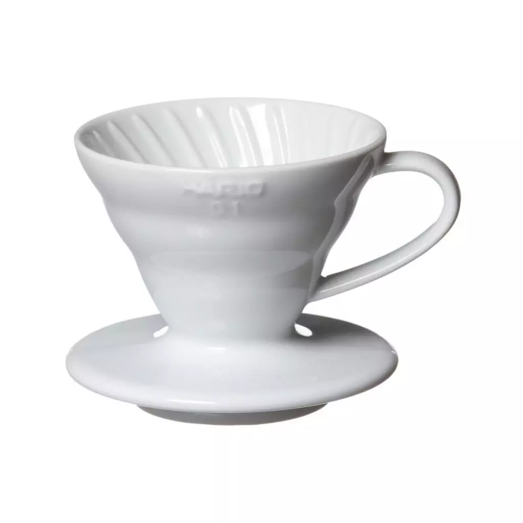 Hario keramický dripper na kávu V60-01 bílý