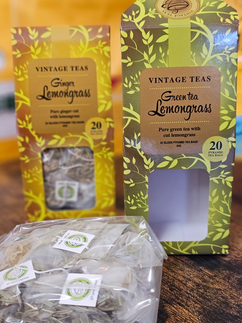 Vintage Teas Zelený čaj s citronelou 20 pyramid 50 g