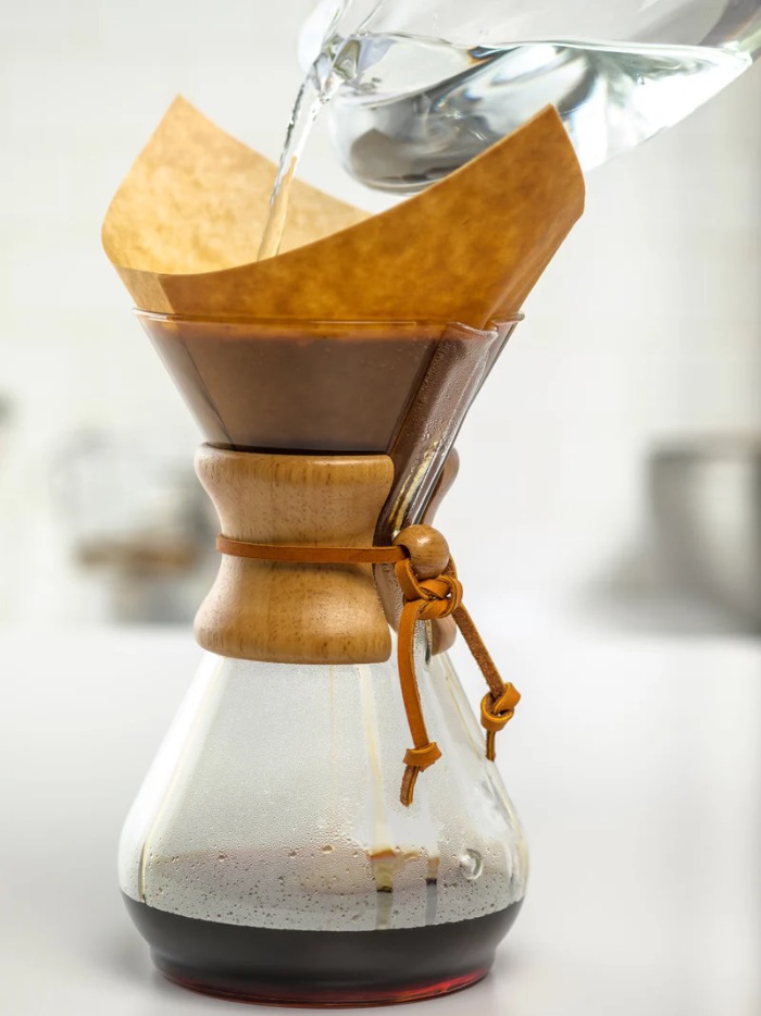Chemex papírové filtry čtvercové 100 ks nebělené/natural