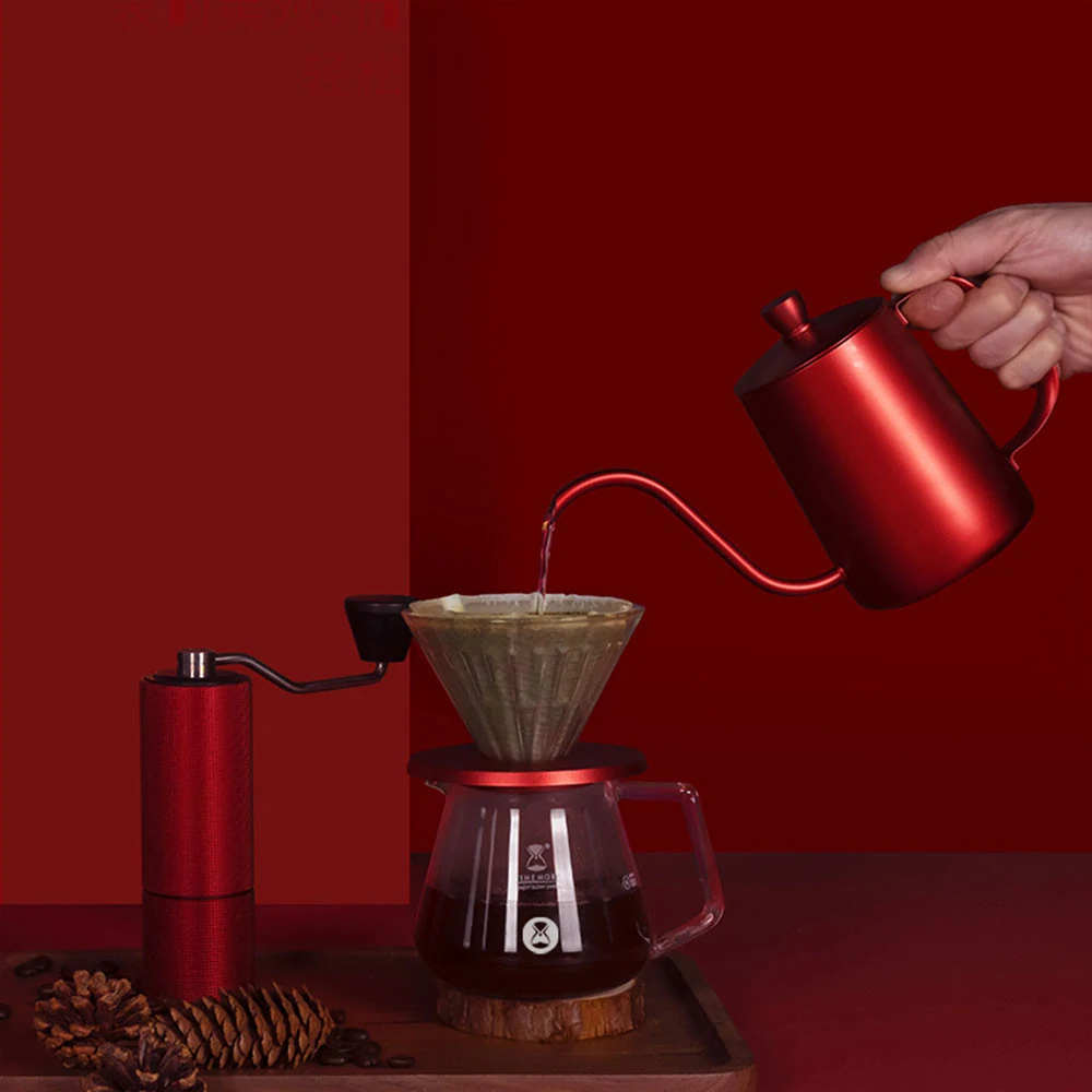 Timemore C2 Pour Over Set (Fish 03) červený limit. edice