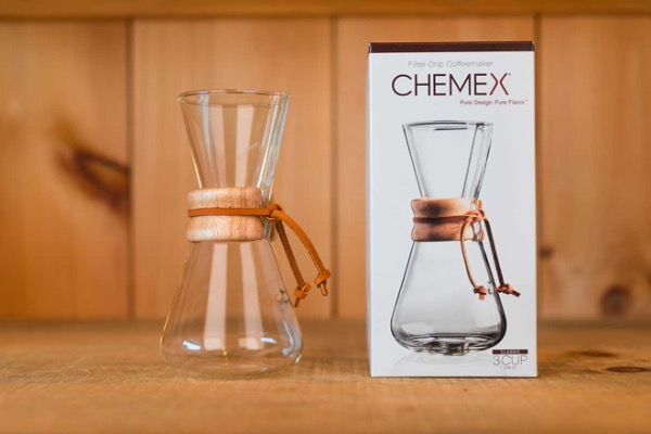 Chemex na přípravu 3 šálků kávy