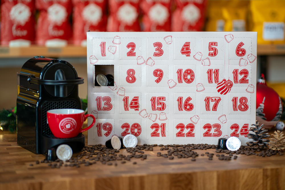 Kávový adventní kalendář kapsle na Nespresso